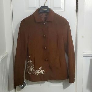 Womens embroidered blazer